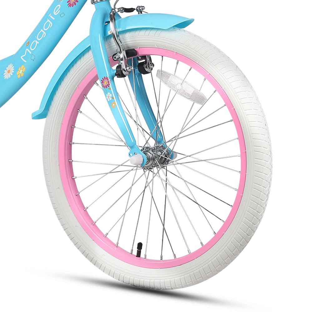 Ride in style with the Glerc 20 Inch Cute Bike! Featuring a rear rack for extra convenience