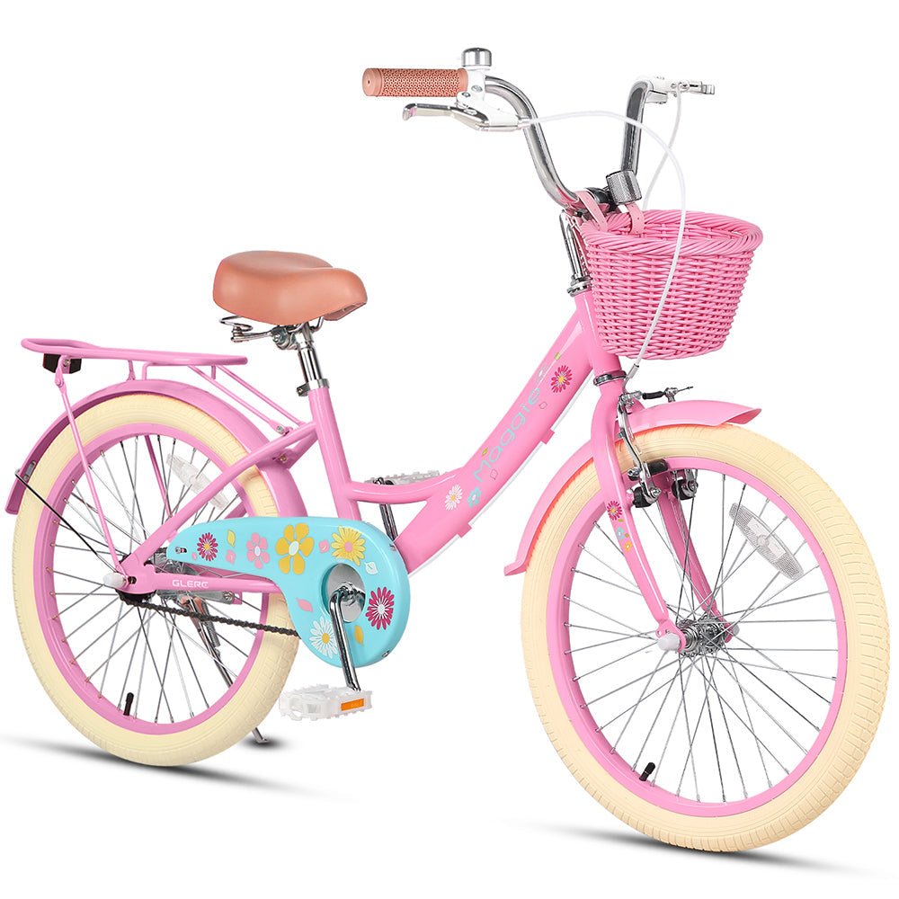 Ride in style with the Glerc 20 Inch Cute Bike! Featuring a rear rack for extra convenience