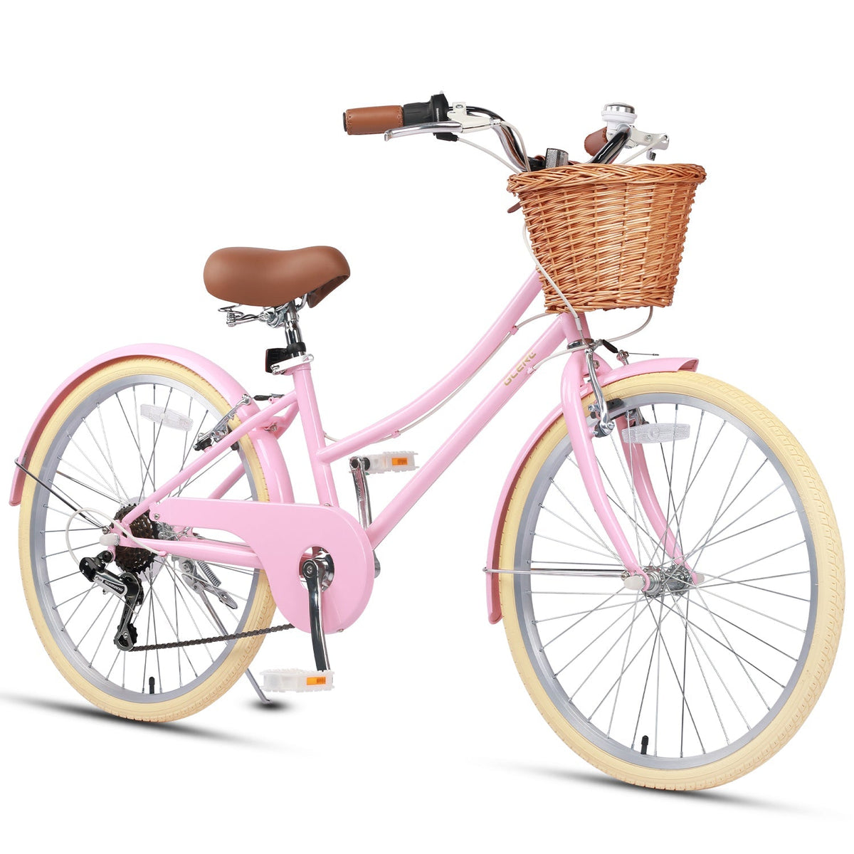 Glerc 24 Inch Beach Cruiser Hybrid Kids Bike - Missy - SGP Garden Ltd