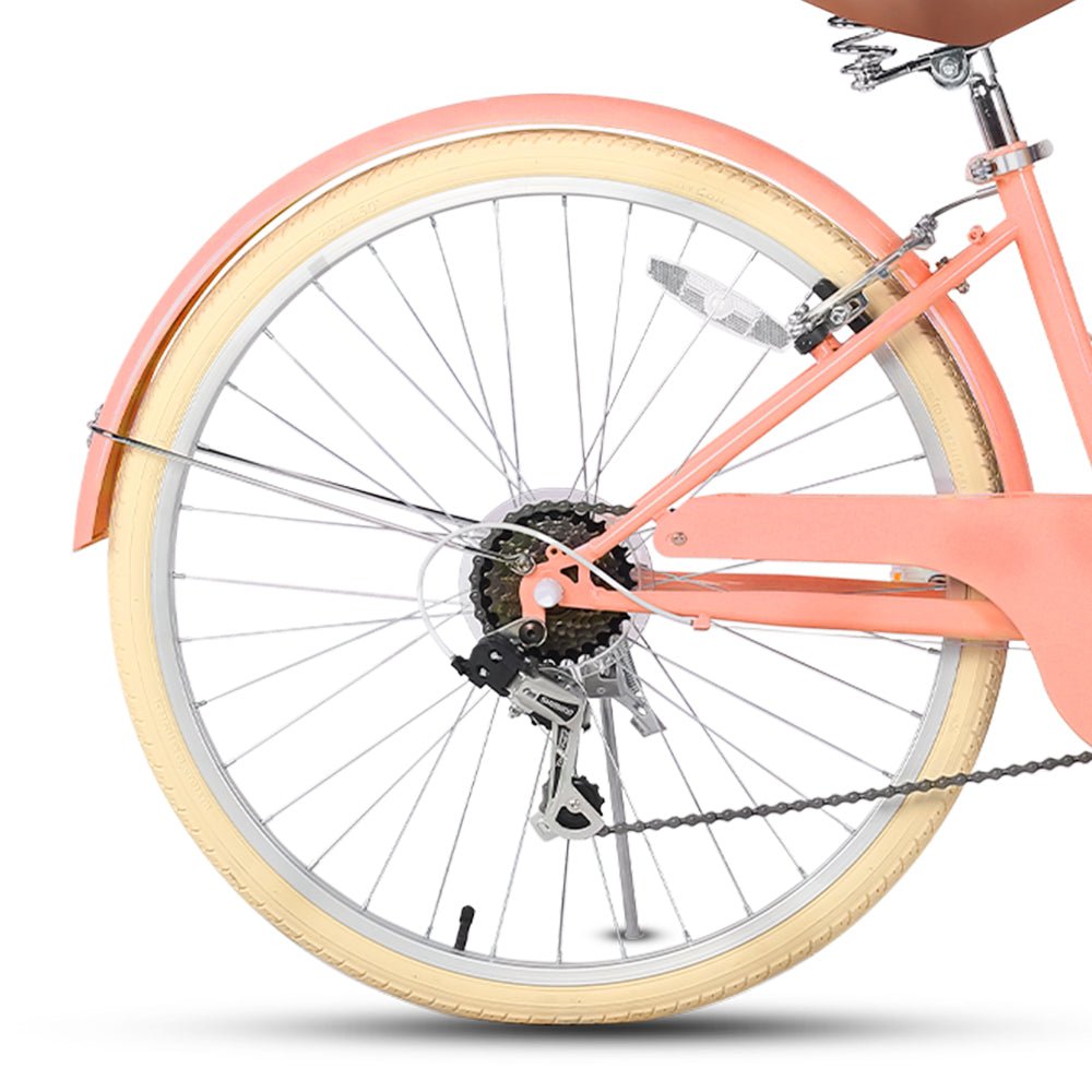 Glerc 24 Inch Beach Cruiser Hybrid Kids Bike - Missy - SGP Garden Ltd