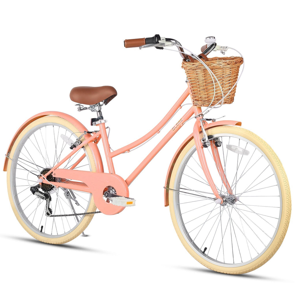 Glerc 24 Inch Beach Cruiser Hybrid Kids Bike - Missy - SGP Garden Ltd