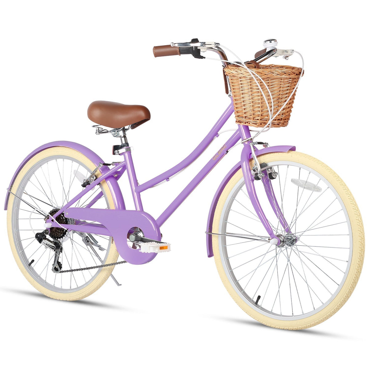 Glerc 24 Inch Beach Cruiser Hybrid Kids Bike - Missy - SGP Garden Ltd