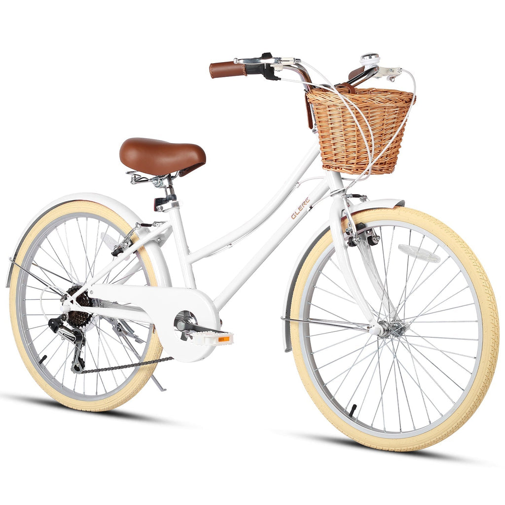 Glerc 24 Inch Beach Cruiser Hybrid Kids Bike - Missy - SGP Garden Ltd