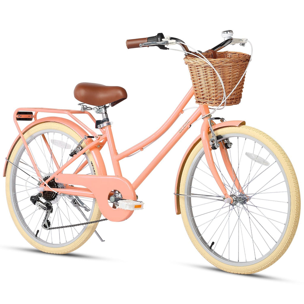 Discover the Glerc 24 Inch Beach Cruiser Hybrid Kids Bike! Perfect for fun rides and adventures