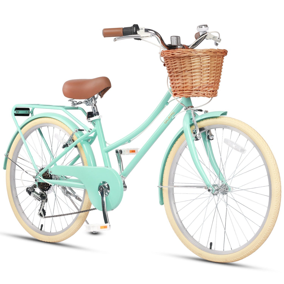 Discover the Glerc 24 Inch Beach Cruiser Hybrid Kids Bike! Perfect for fun rides and adventures