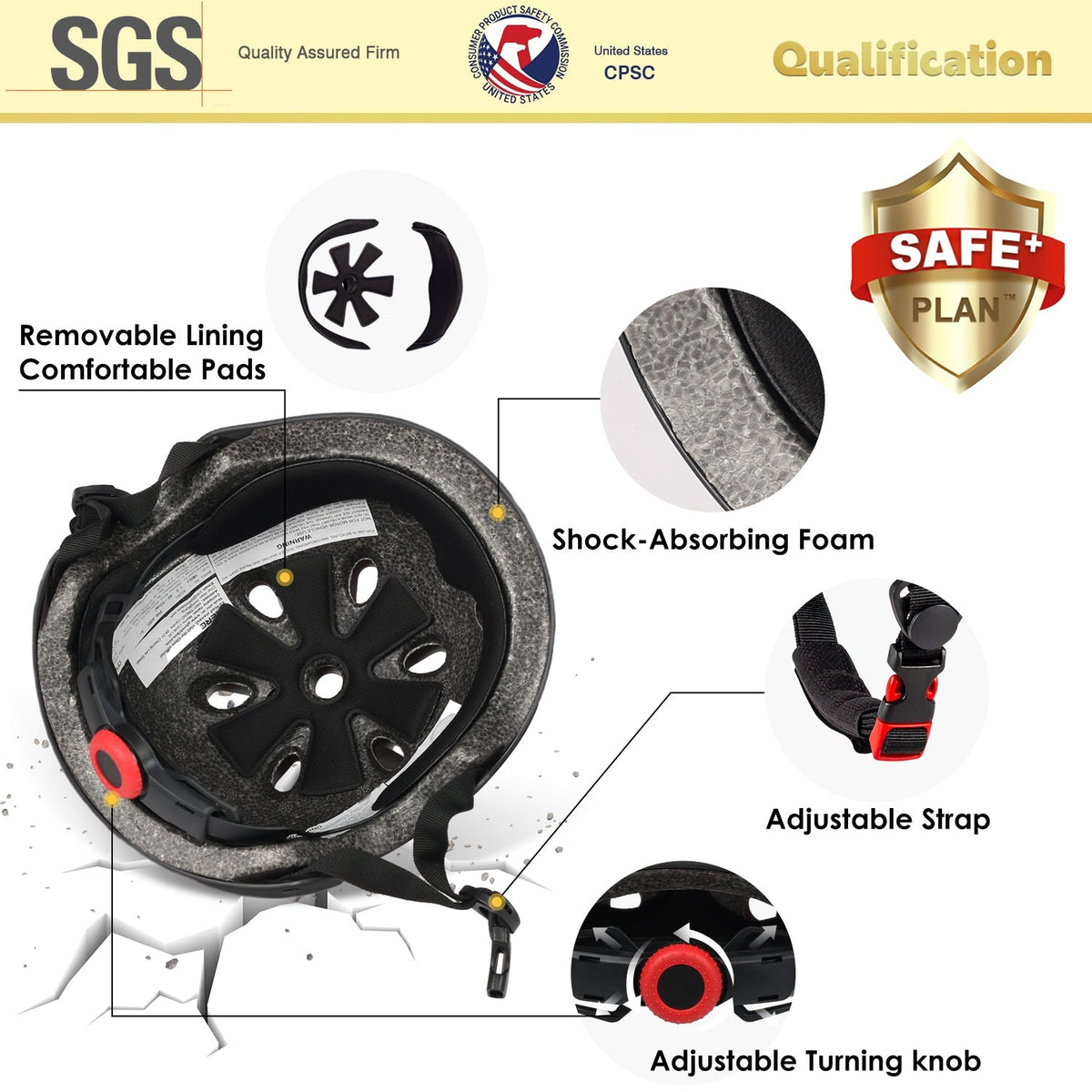 Protect your child with the stylish Glerc Kids Bike Helmet!