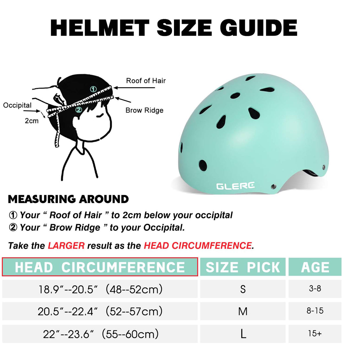 Protect your child with the stylish Glerc Kids Bike Helmet!