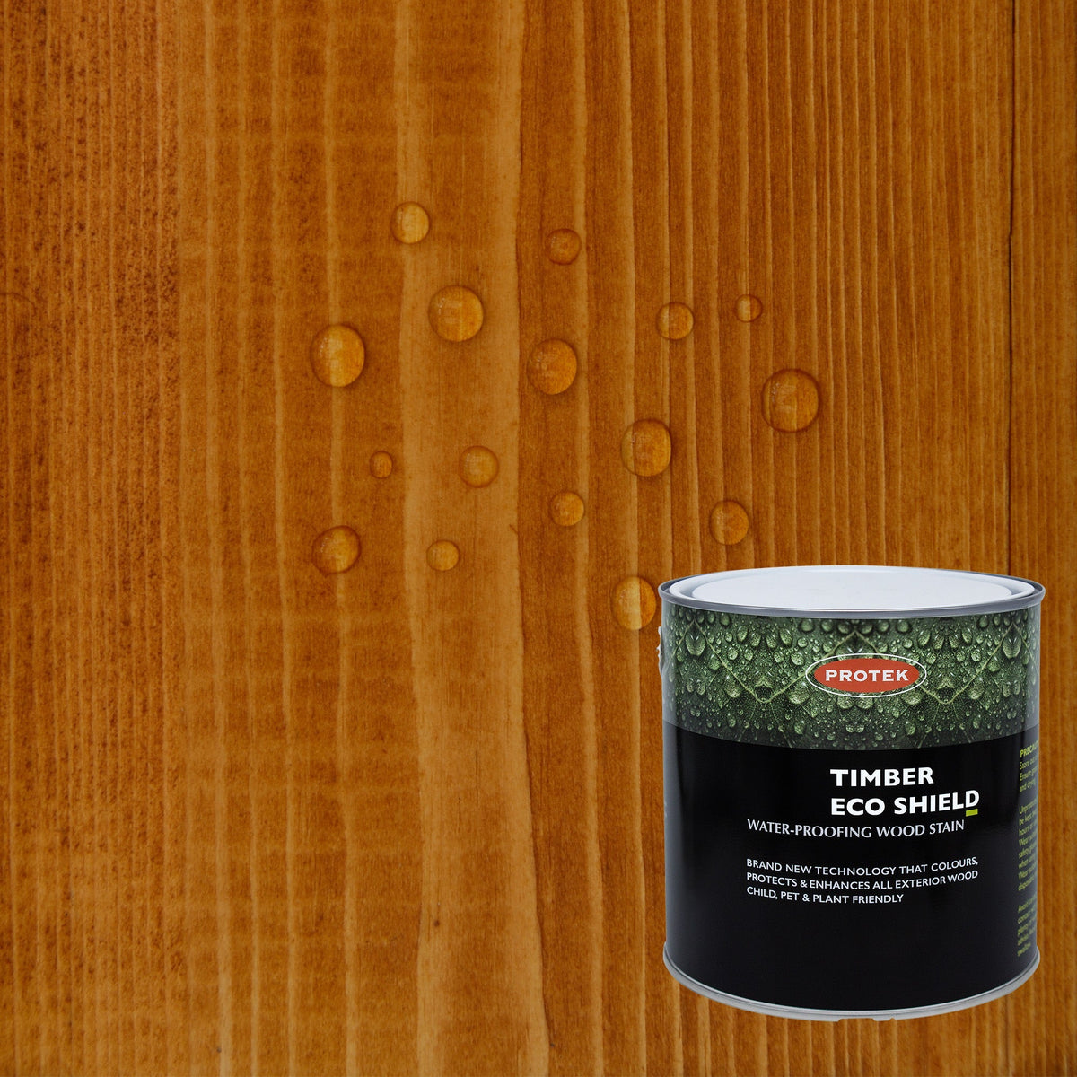 Golden Oak - Timber Eco Shield Wood Stain - SGP Garden Ltd
