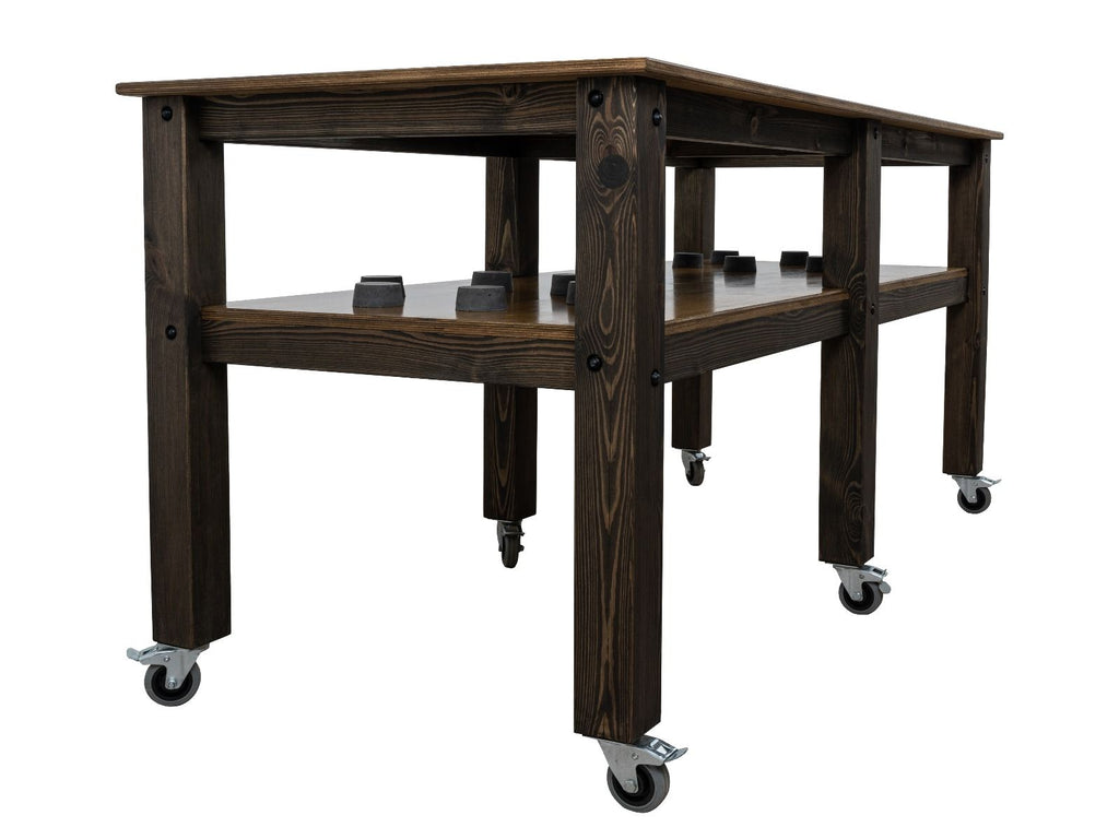 "Grill Table Fits All" BBQ Kitchen Space for Dual Kamado Ceramic Smokers - SGP Garden Ltd
