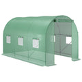 High-quality 3.5x3x2m Polytunnel Greenhouse Tent w/ PE Cover - Perfect for Home Gardening! - SGP Garden Ltd