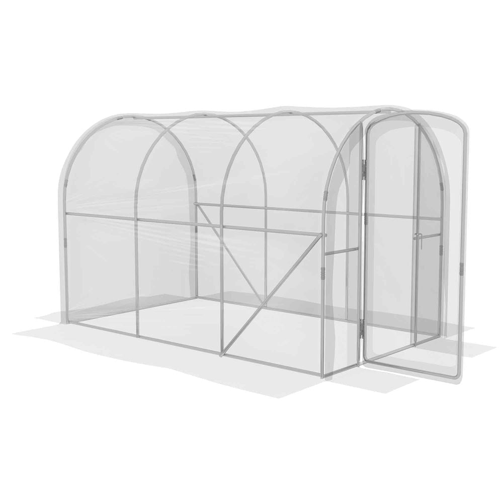 High-Quality Outsunny 3x2m Greenhouse | Galvanised Steel Frame | Spacious & Secure Design - SGP Garden Ltd