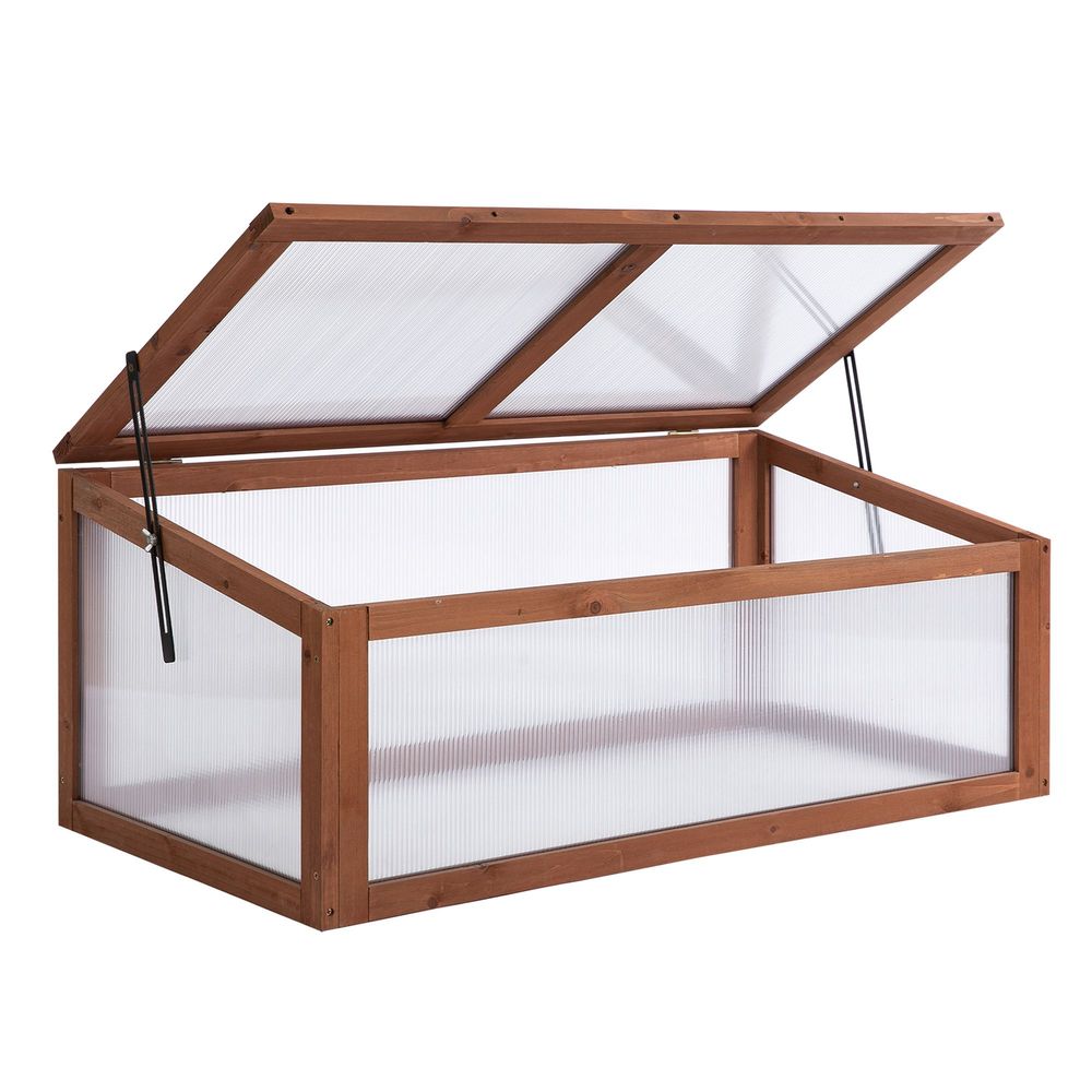High-Quality Wooden Greenhouse - Openable & Tilted Top - Perfect for Plant Care - SGP Garden Ltd