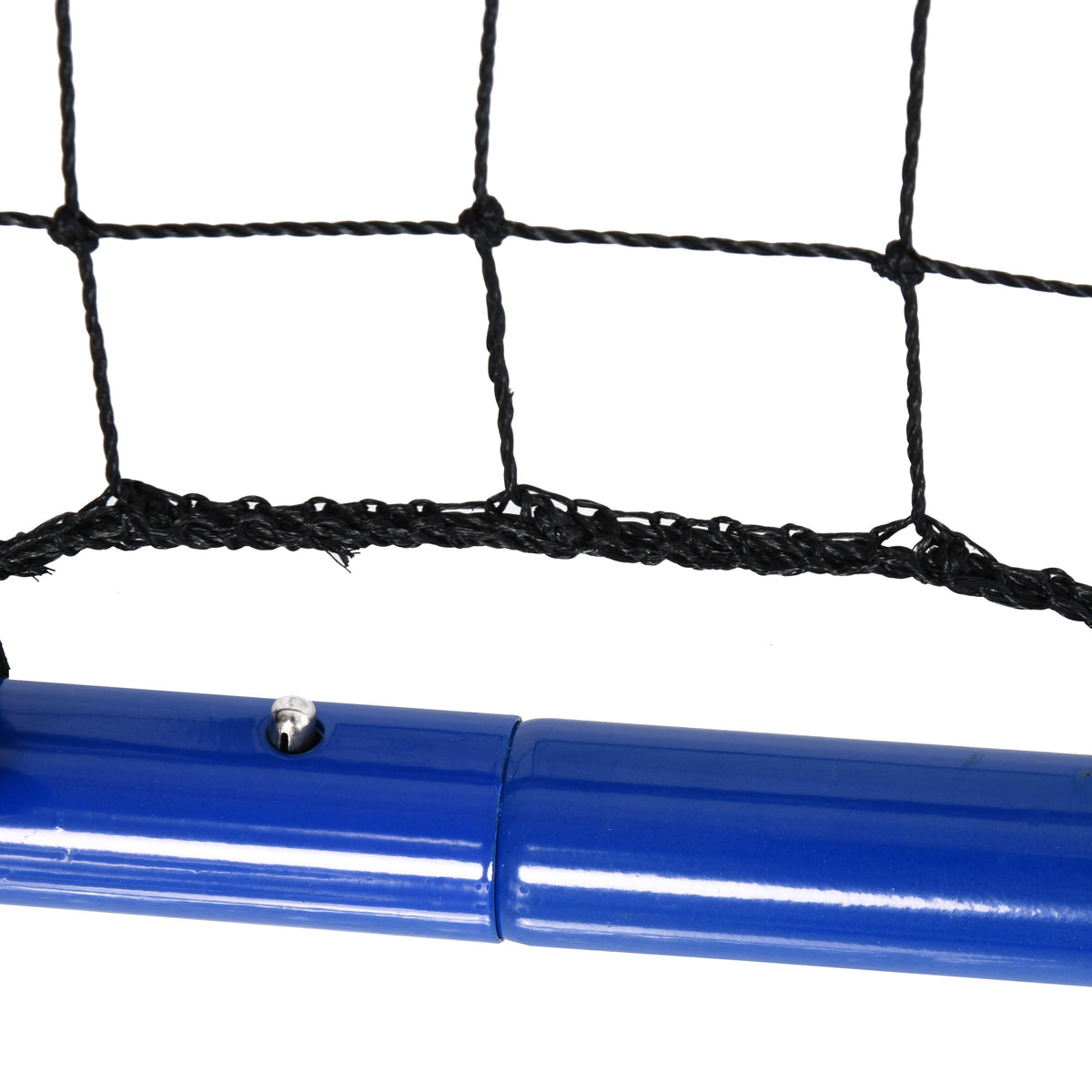 HOMCOM Double Sided Football Rebounder Net, Football Rebound Goal with Five Adjustable Angles, Blue - SGP Garden Ltd