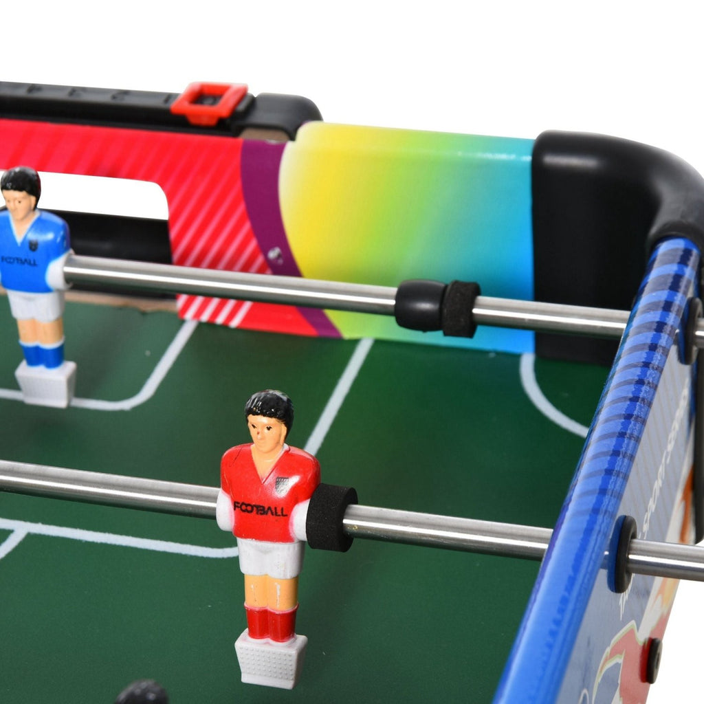 HOMCOM Folding Multi Gaming Table 4 in 1 Hockey, Football Table, Table Tennis, Billiards For Play Fun - SGP Garden Ltd