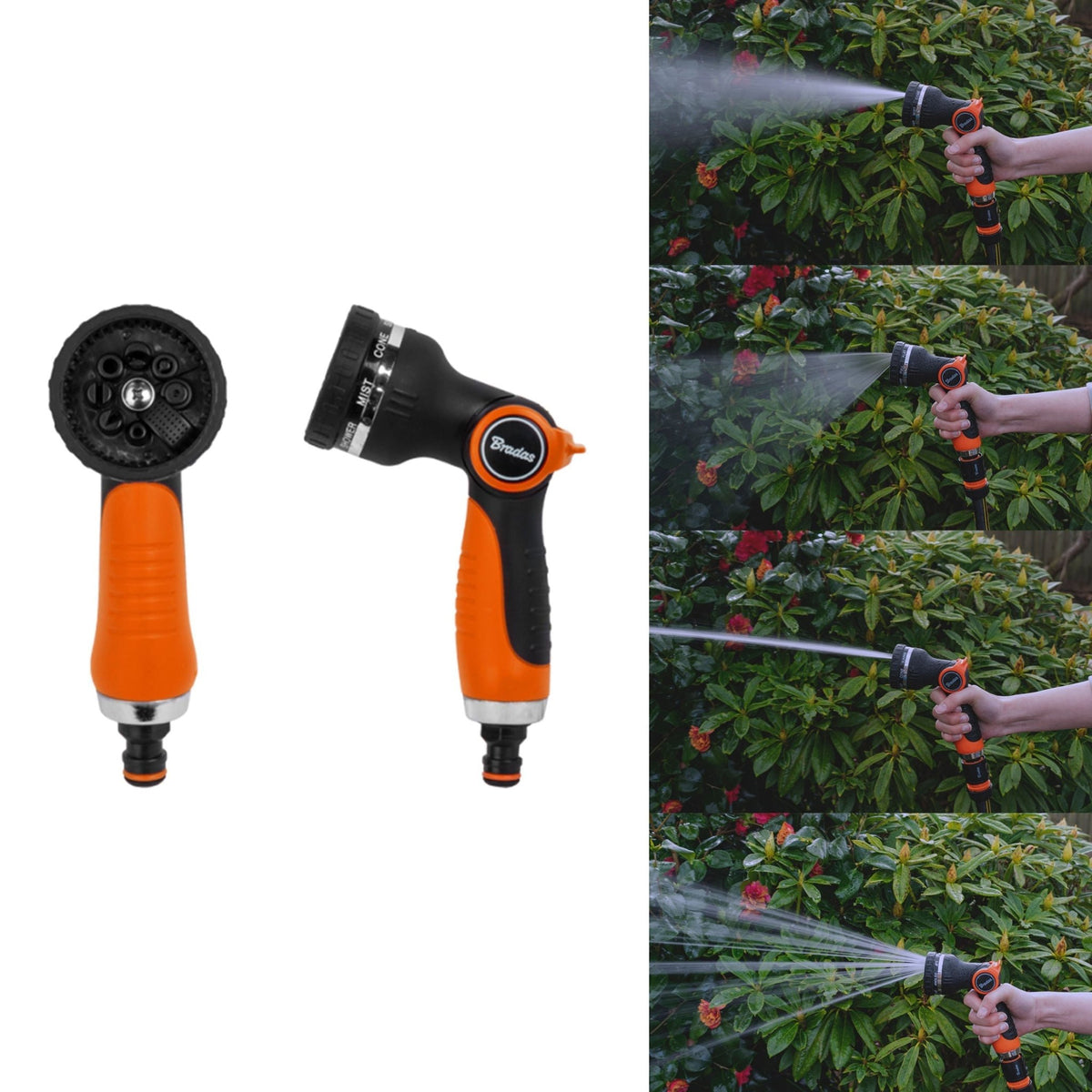 Hose Gun Water Sprayer 8-Pattern ECO-2028 Multi Function Sprayer Garden Watering - SGP Garden Ltd