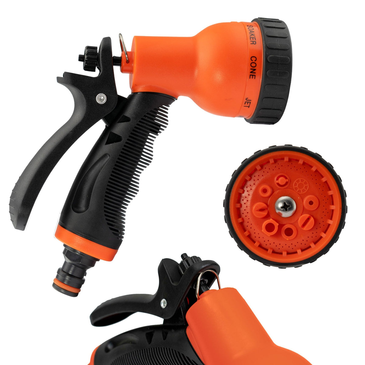 Hose Gun Water Sprayer 8-Pattern ECO-4480 Multi Function Sprayer Garden Watering - SGP Garden Ltd