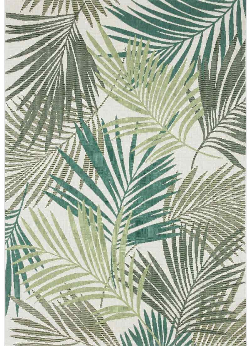 Indoor Outdoor Vai Green Rug – Floral Design - SGP Garden Ltd