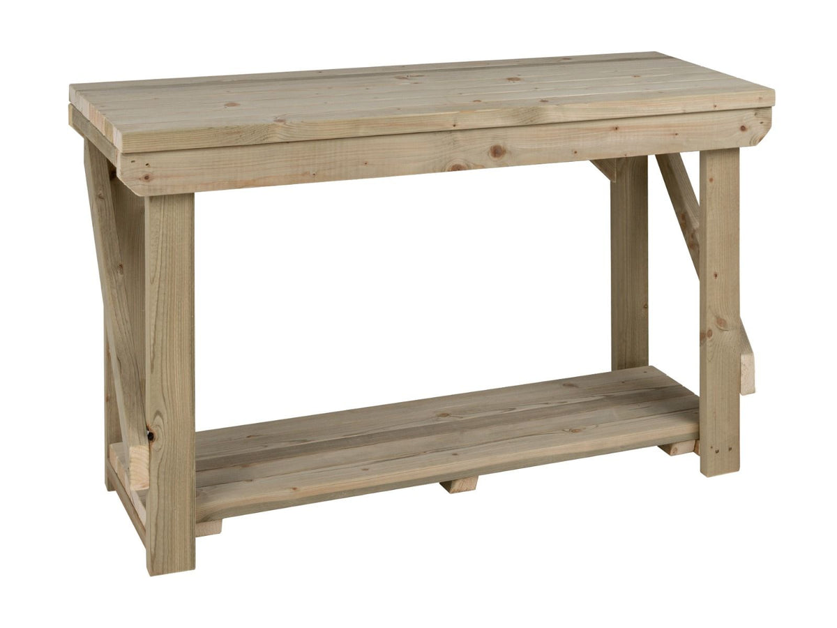 Indoor/outdoor workbench, pressure treated bench - SGP Garden Ltd