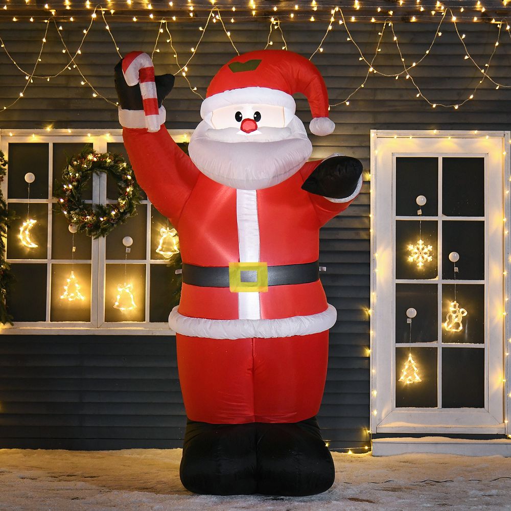 Inflatable Christmas Santa Claus Air Blown Decoration Yard - SGP Garden Ltd