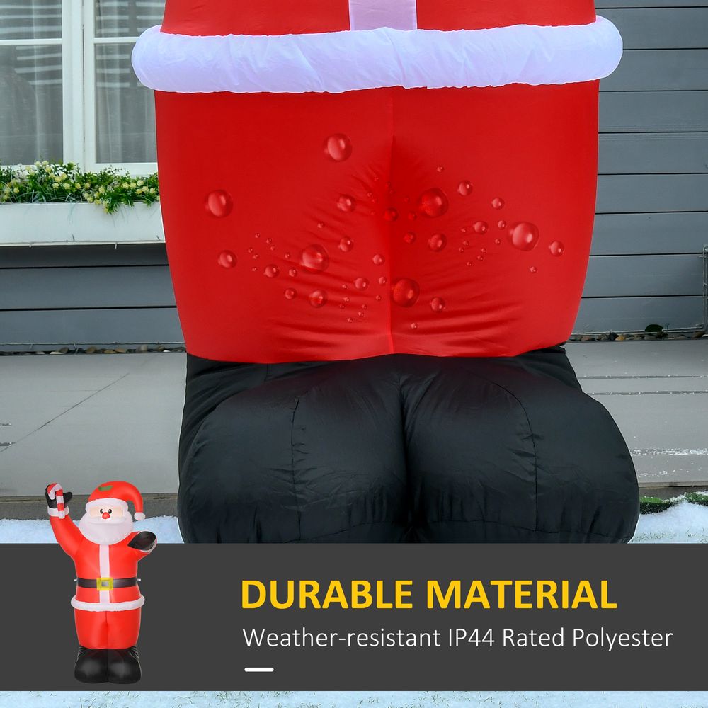 Inflatable Christmas Santa Claus Air Blown Decoration Yard - SGP Garden Ltd