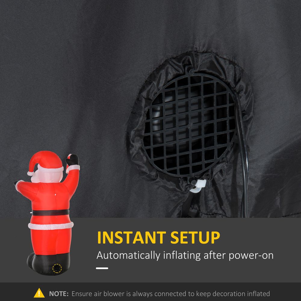 Inflatable Christmas Santa Claus Air Blown Decoration Yard - SGP Garden Ltd