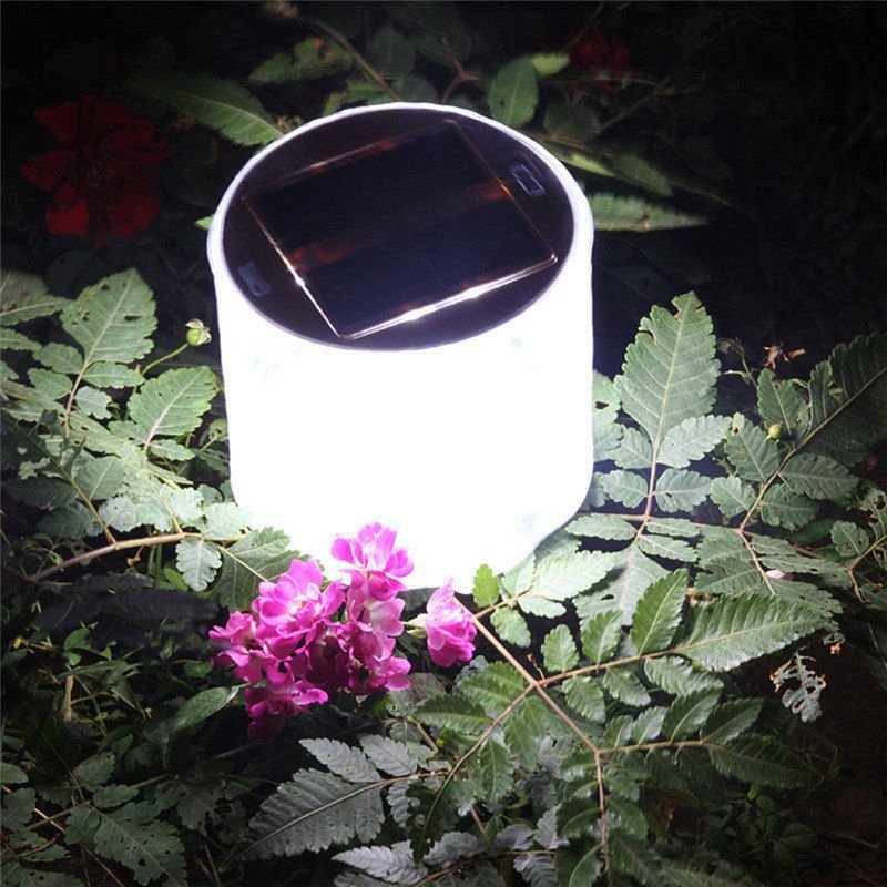 Inflatable Solar Light LED Solar Powered Foldable Light Outdoor Garden Yard Emergency Solar Road Lamp - SGP Garden Ltd