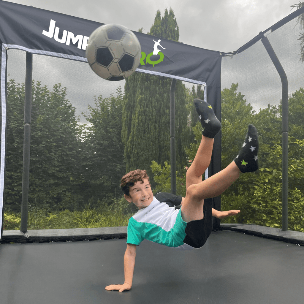 JumpPRO Trampoline Goal (Large) - The Only Trampoline Football Goal in the World! - SGP Garden Ltd