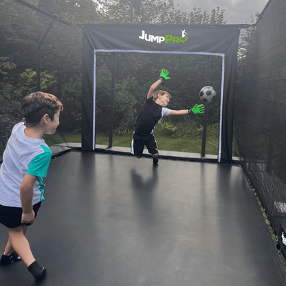 JumpPRO Trampoline Goal (Large) - The Only Trampoline Football Goal in the World! - SGP Garden Ltd