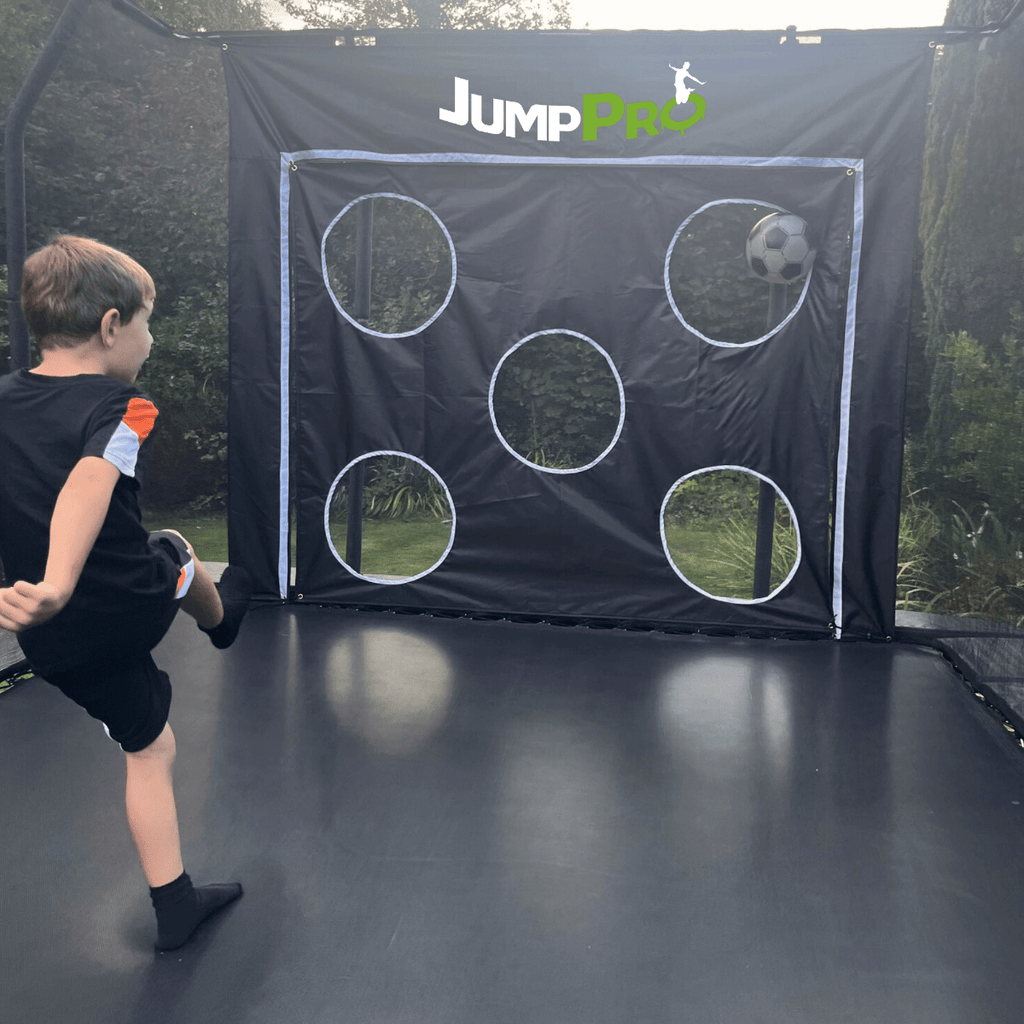 JumpPRO Trampoline Goal (Medium) - The Only Trampoline Football Goal in the World! - SGP Garden Ltd