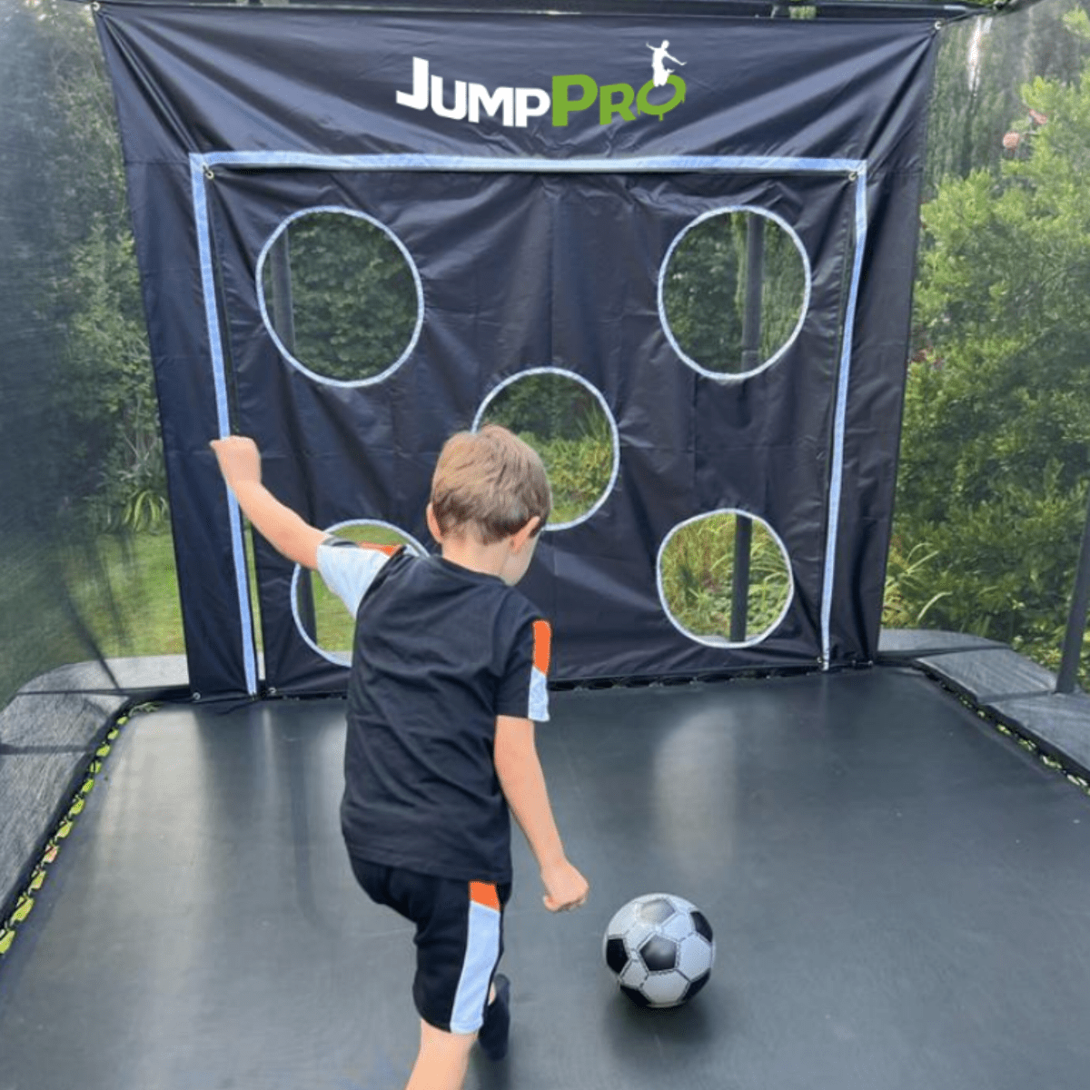 JumpPRO Trampoline Goal (Medium) - The Only Trampoline Football Goal in the World! - SGP Garden Ltd