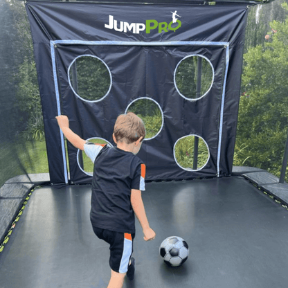 JumpPRO Trampoline Goal (Medium) - The Only Trampoline Football Goal in the World! - SGP Garden Ltd