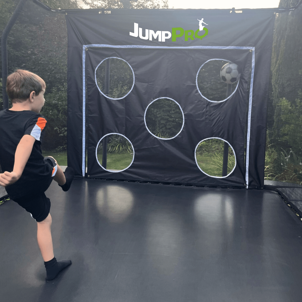 JumpPRO Trampoline Goal (Small) - The Only Trampoline Football Goal in the World! - SGP Garden Ltd