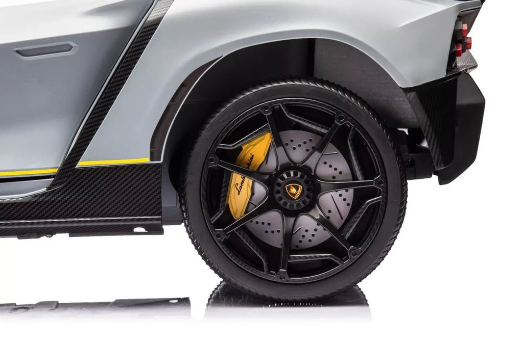 Kids Official White Lamborghini Autentica 12v Electric Ride on Car - SGP Garden Ltd