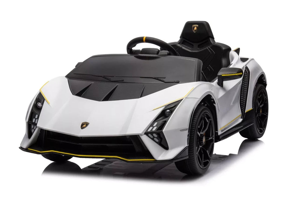 Kids Official White Lamborghini Autentica 12v Electric Ride on Car - SGP Garden Ltd