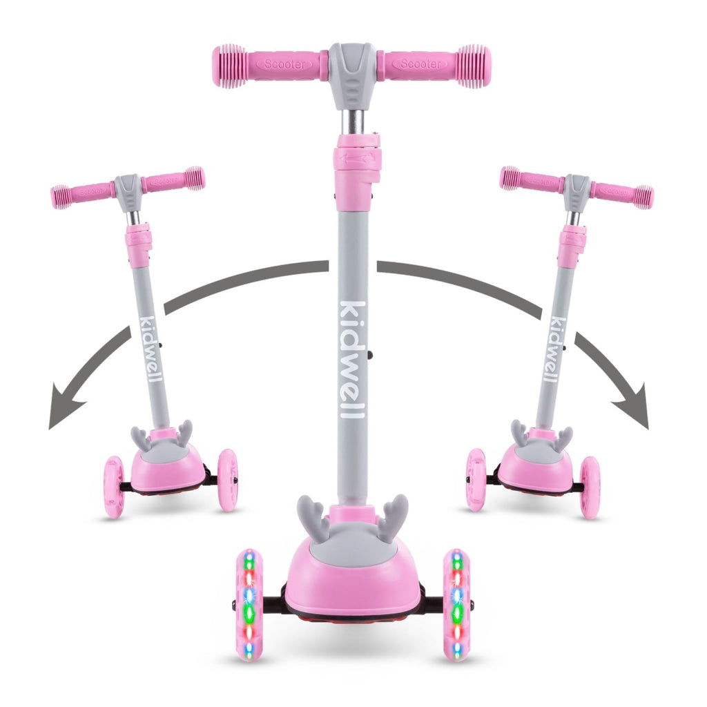 Kidwell ZOOCAR Deer 3-Wheel Balance Scooter with LED Light-Up Wheels – Kids Ages 3+ - SGP Garden Ltd