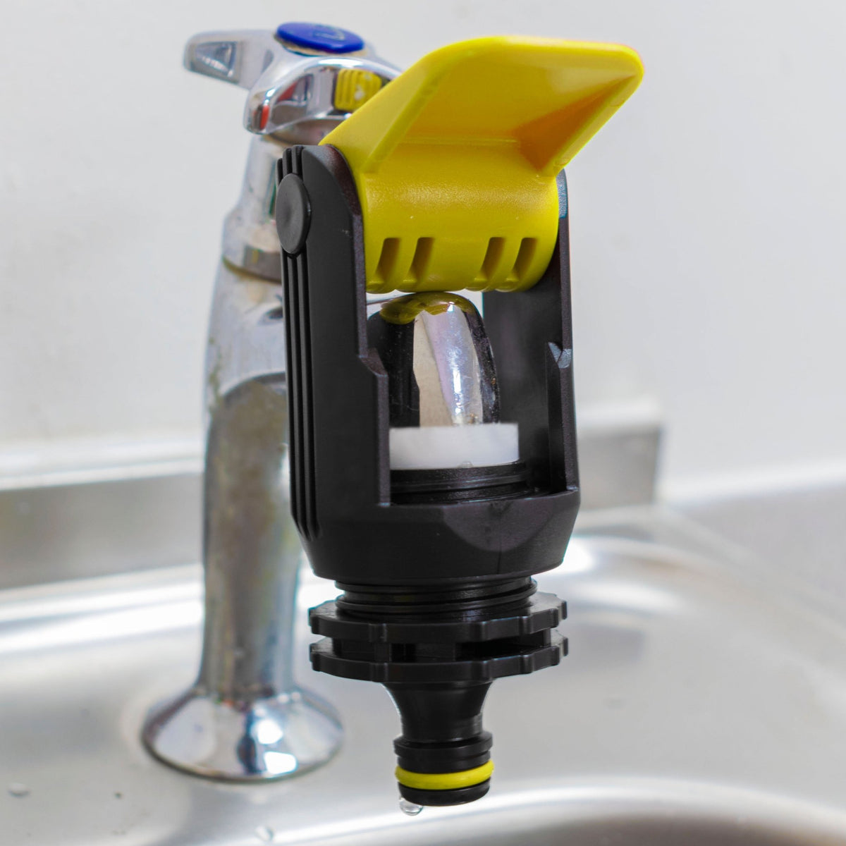 Kitchen Tap Adaptor "Non Branded" Yellow Outdoor Watering Kit Hose Connector Set - SGP Garden Ltd