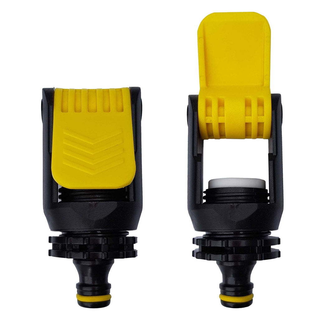 Kitchen Tap Adaptor "Non Branded" Yellow Outdoor Watering Kit Hose Connector Set - SGP Garden Ltd