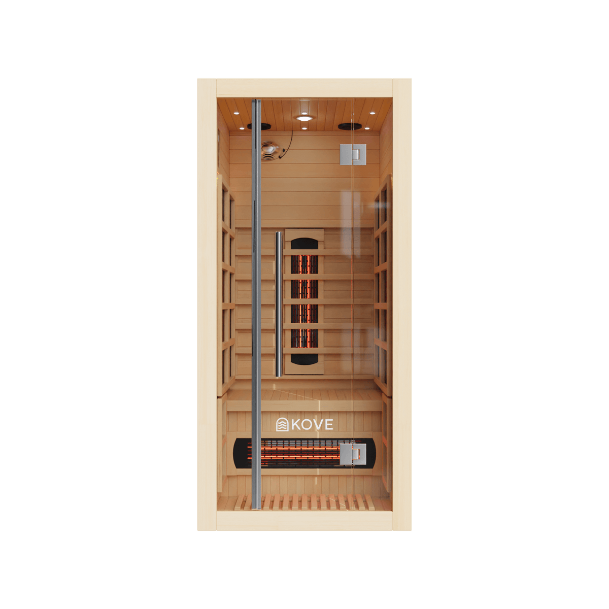 KOVE Full Spectrum Infrared Sauna – 1 Person - SGP Garden Ltd