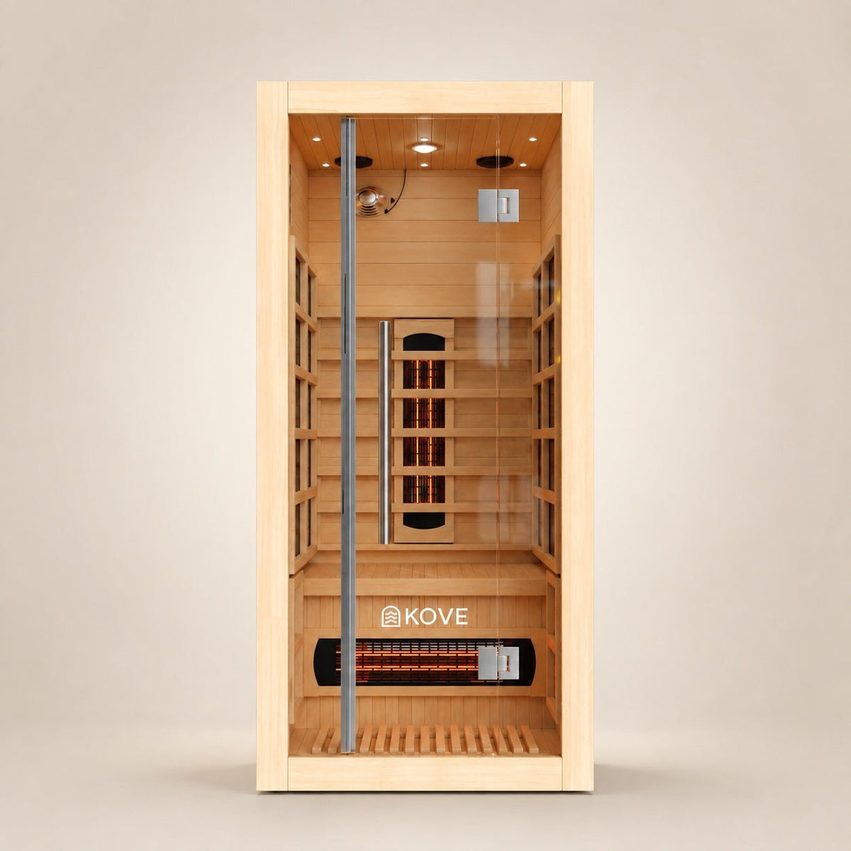 KOVE Full Spectrum Infrared Sauna – 1 Person - SGP Garden Ltd
