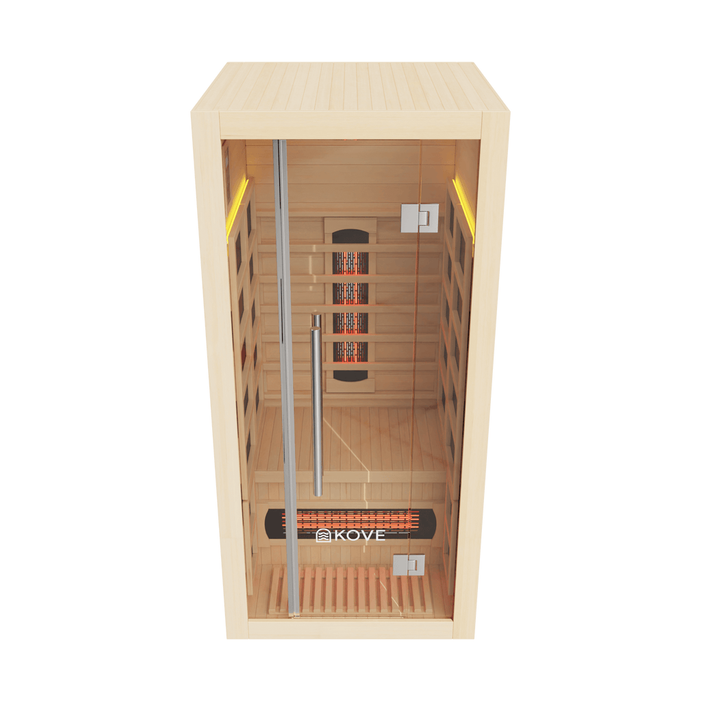 KOVE Full Spectrum Infrared Sauna – 1 Person - SGP Garden Ltd