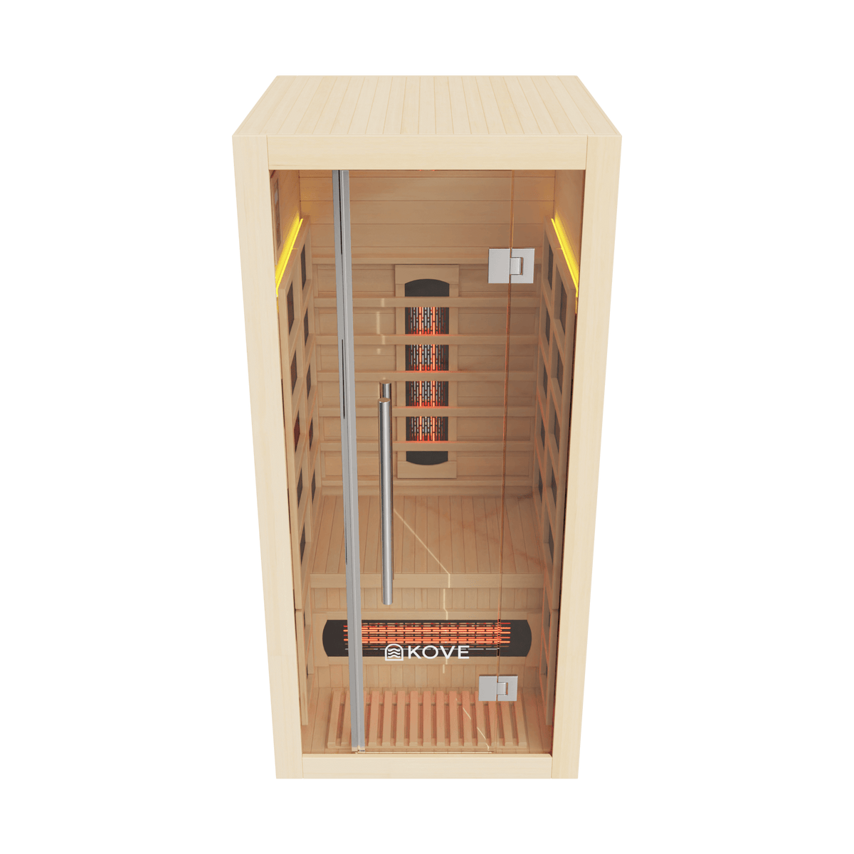 KOVE Full Spectrum Infrared Sauna – 1 Person - SGP Garden Ltd