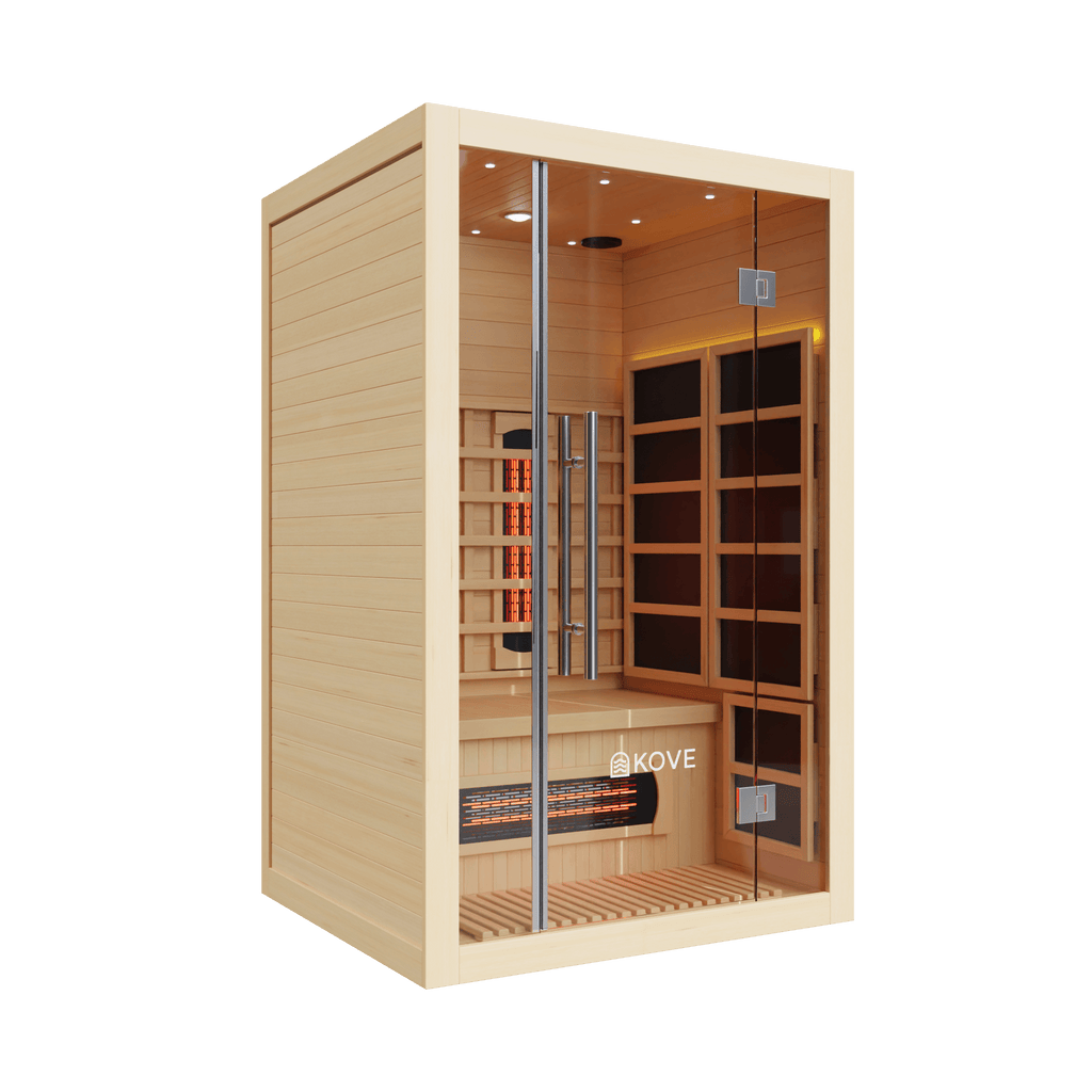 KOVE Full Spectrum Infrared Sauna – 2 Person - SGP Garden Ltd