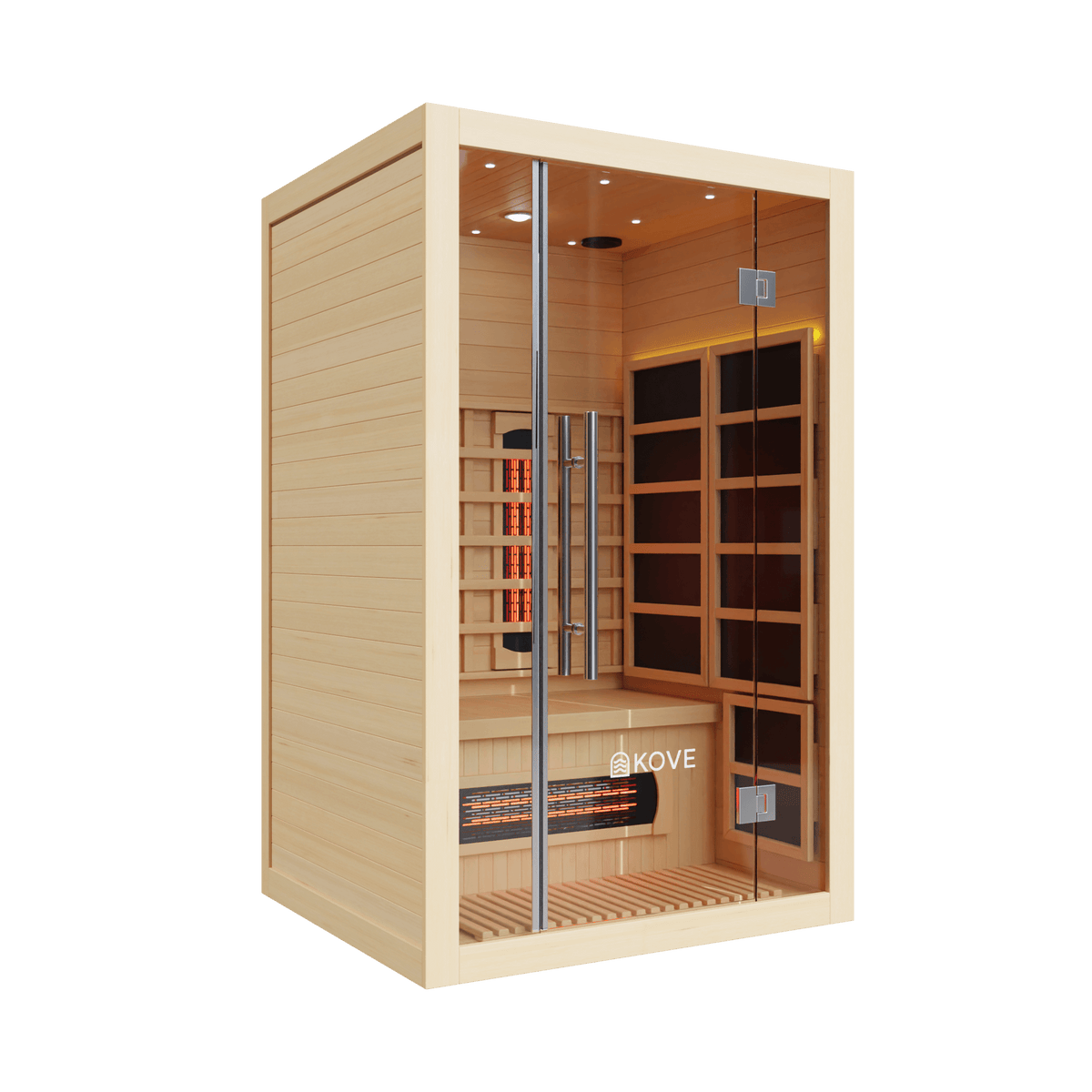 KOVE Full Spectrum Infrared Sauna – 2 Person - SGP Garden Ltd
