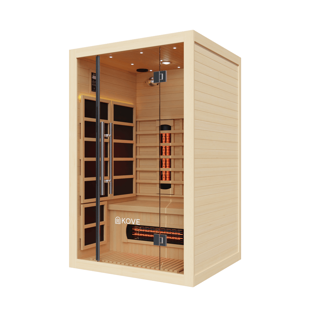 KOVE Full Spectrum Infrared Sauna – 2 Person - SGP Garden Ltd