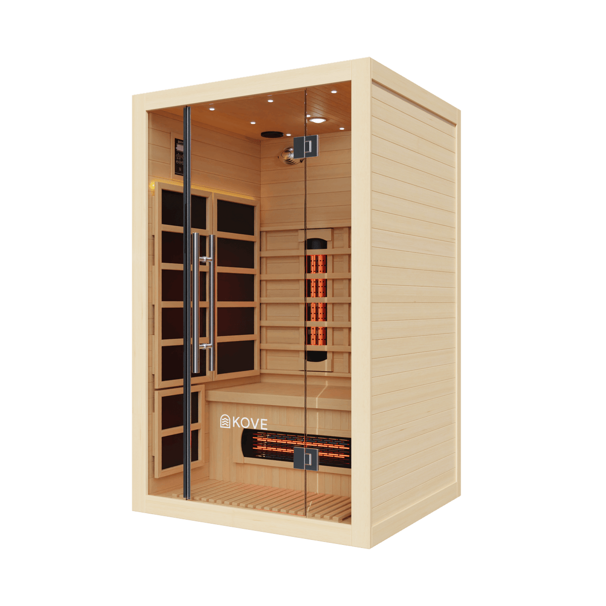 KOVE Full Spectrum Infrared Sauna – 2 Person - SGP Garden Ltd