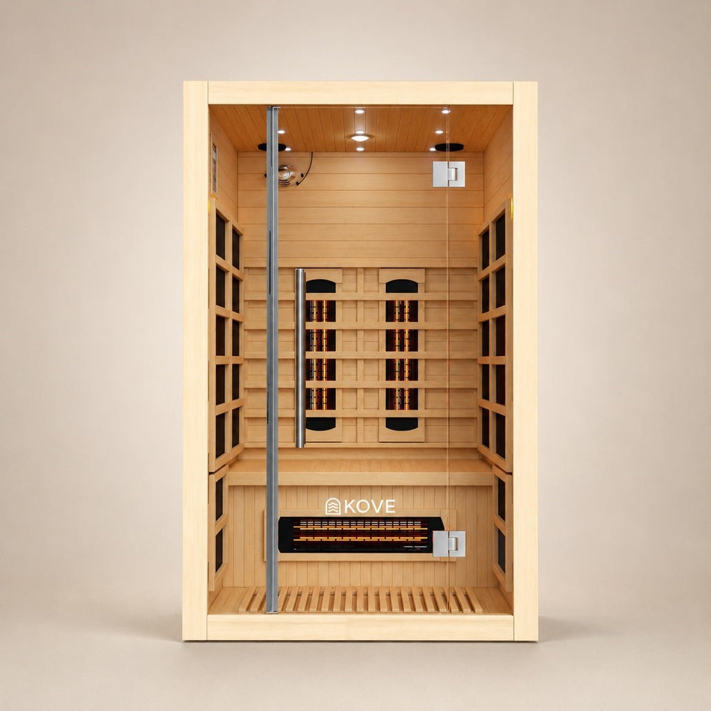 KOVE Full Spectrum Infrared Sauna – 2 Person - SGP Garden Ltd