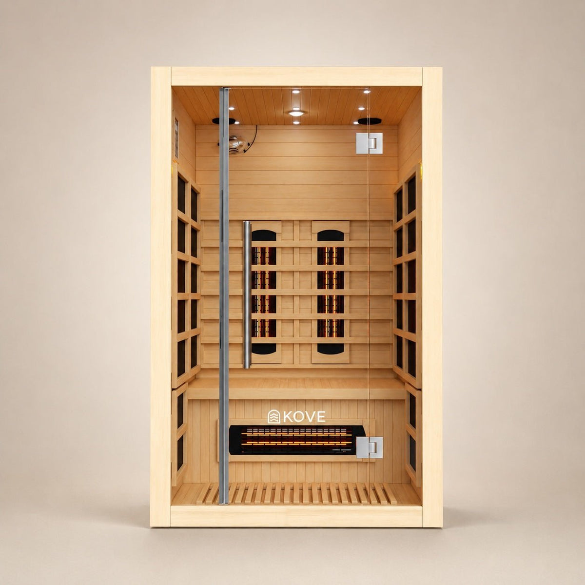 KOVE Full Spectrum Infrared Sauna – 2 Person - SGP Garden Ltd