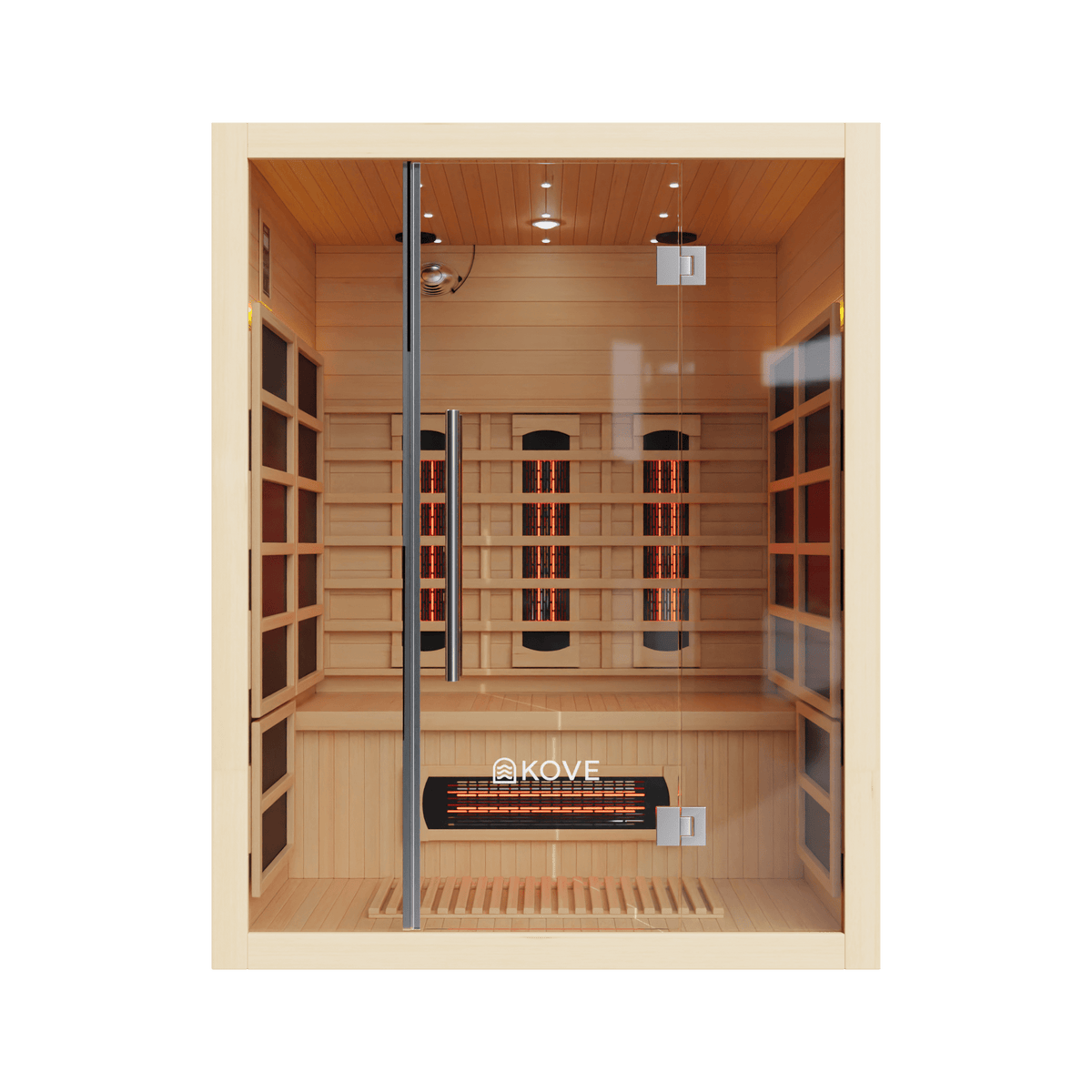 KOVE Full Spectrum Infrared Sauna – 3 Person - SGP Garden Ltd