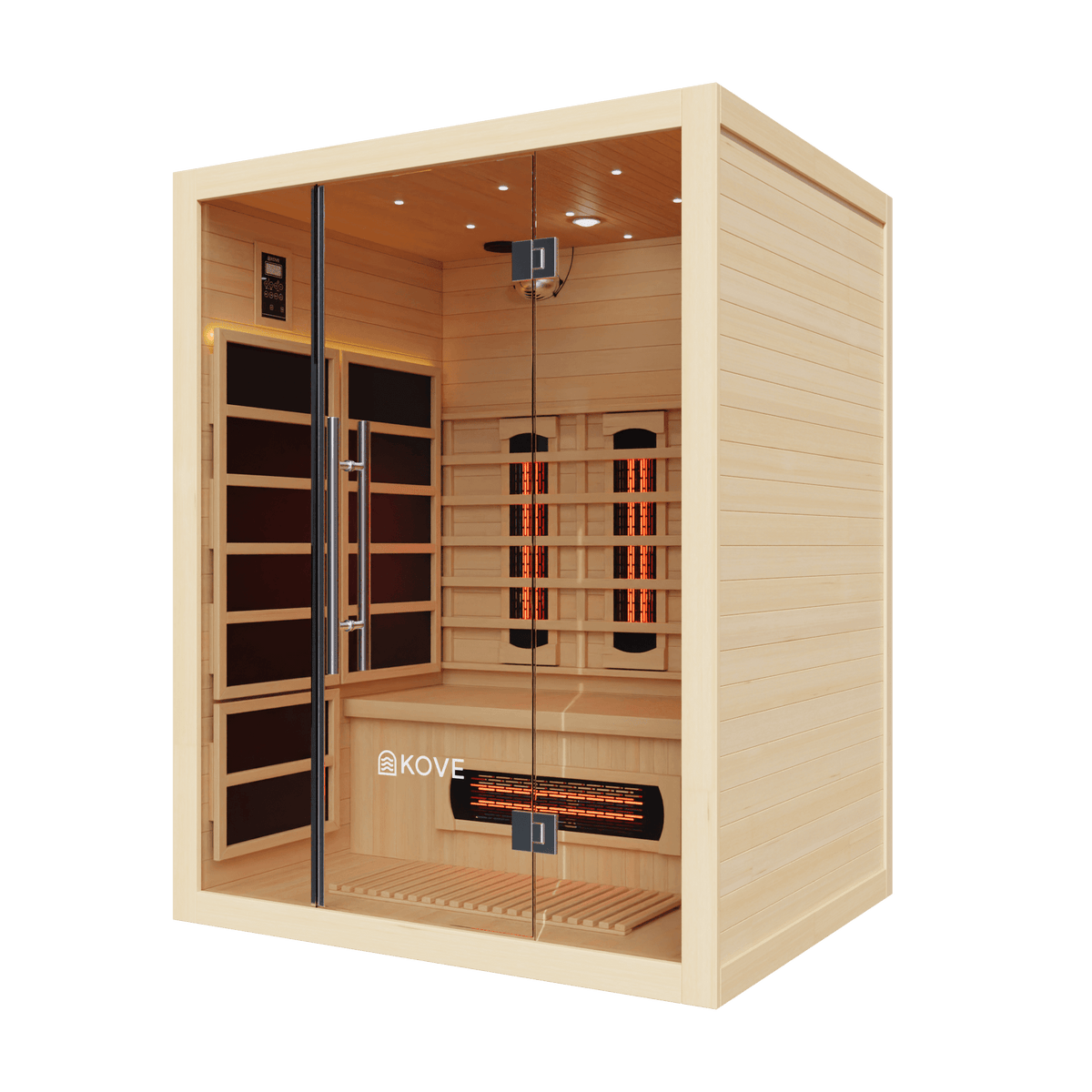 KOVE Full Spectrum Infrared Sauna – 3 Person - SGP Garden Ltd