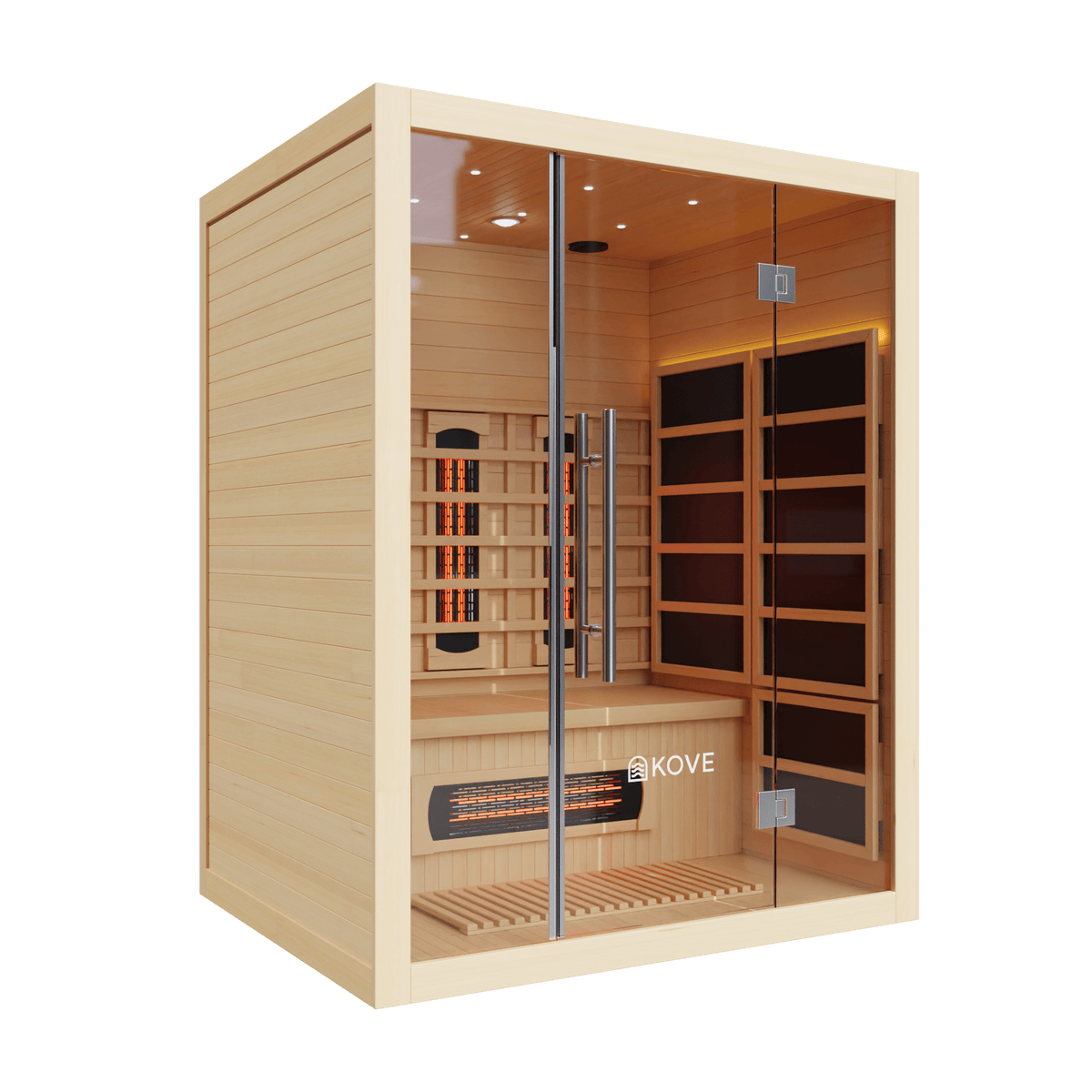 KOVE Full Spectrum Infrared Sauna – 3 Person - SGP Garden Ltd